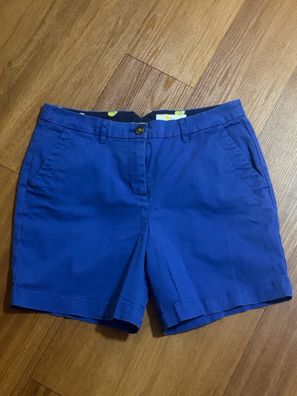 Boden Royal Blue Shorts with Front Pockets Size 8 6” Inseam EUC